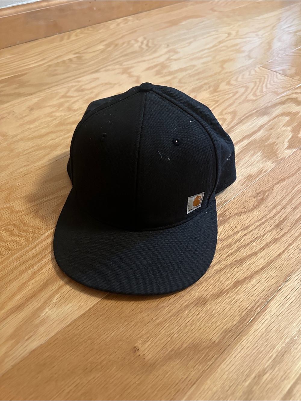 Carhartt Black Flat-Brim Snapback Hat